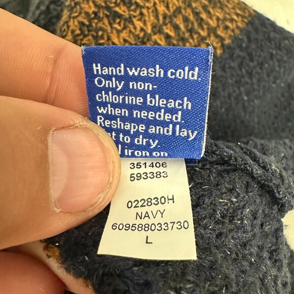 Apt. 9 Womens Chevron Knit Sweater Size Large Multicolor Long Sleeve - Picture 5 of 9